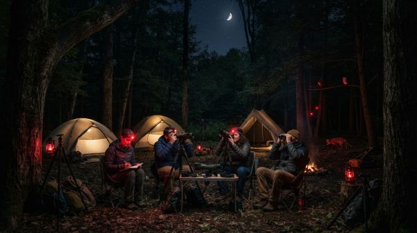 Comment organiser un camping pour observer les animaux nocturnes en forêt?